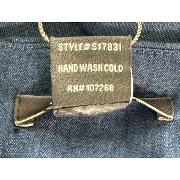 Boho Chambray Maxi Skirt High Low Hem Full Flowing Romantic Bow Tie Waist M NWT - Picture 6 of 9